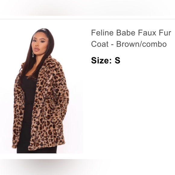 Fashion Nova Brand New Faux Fur Coat - Picture 8 of 8